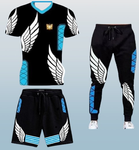 Stylist Printed Half Sleeve T-Shirt & pant Set