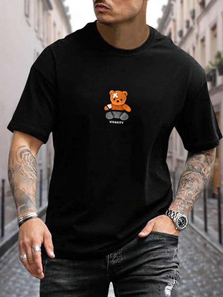 Stylish Drop Shoulder T-Shirt