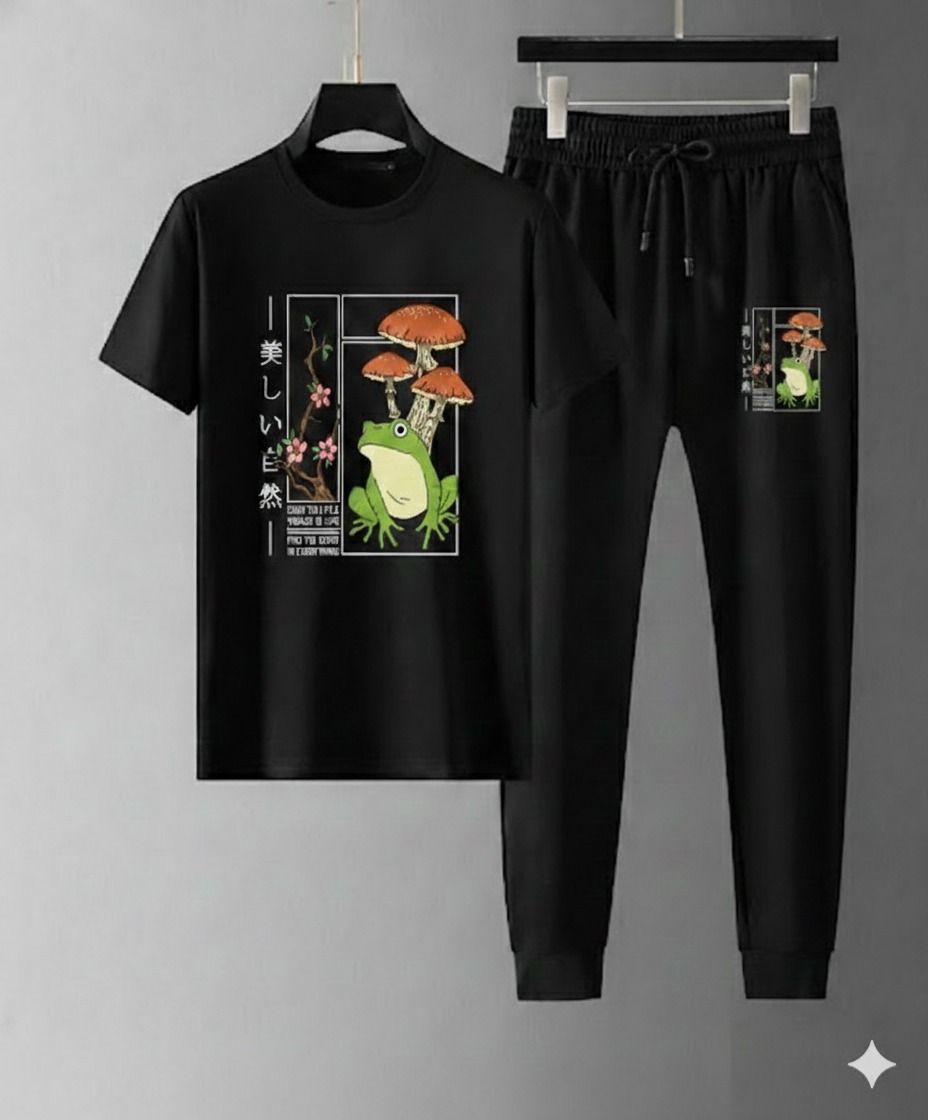 Trendy Mash T-Shirt Trouser Combo