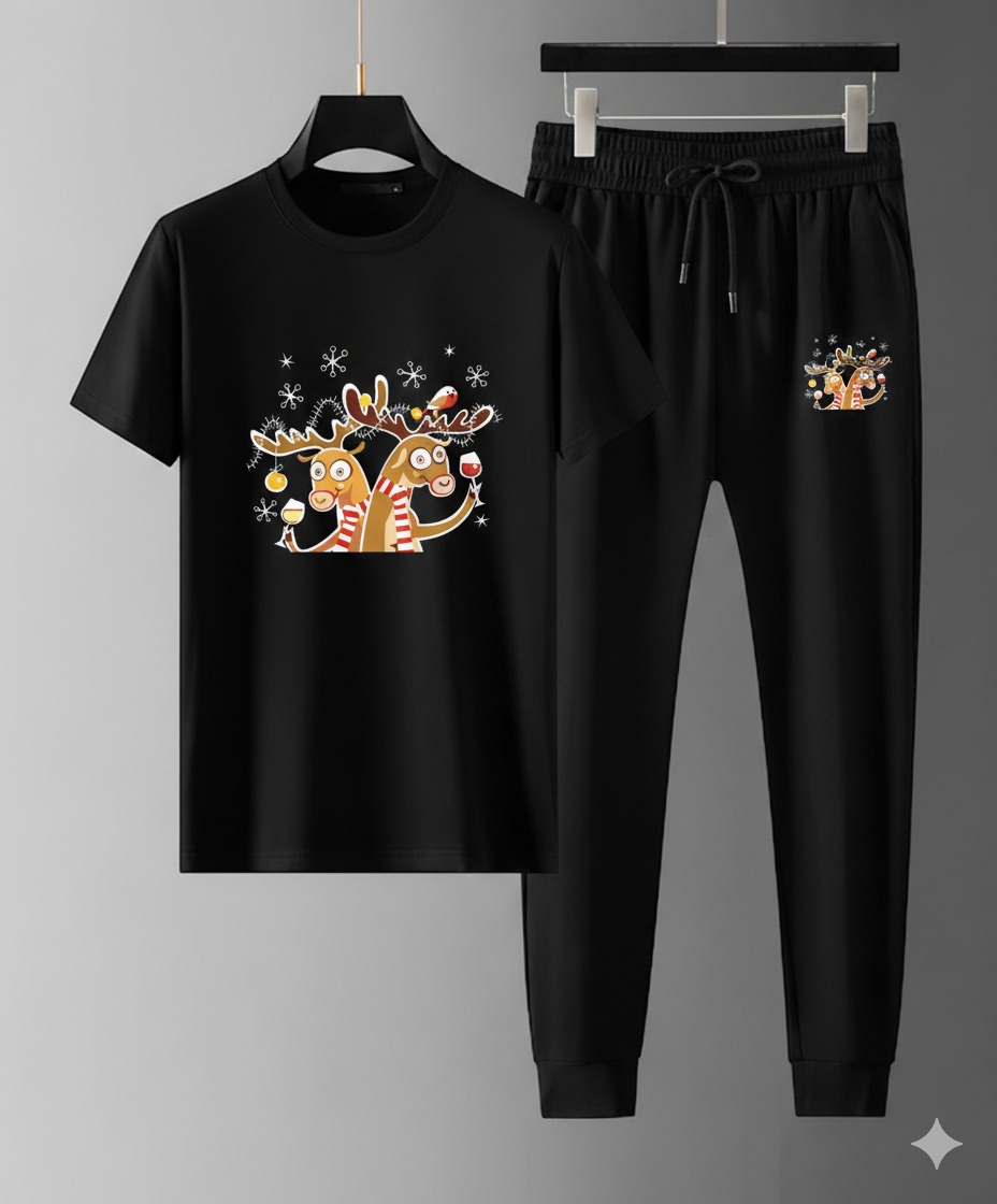 Trendy Mash T-Shirt Trouser Combo