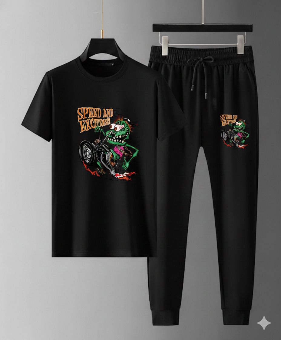 Trendy Mash T-Shirt Trouser Combo