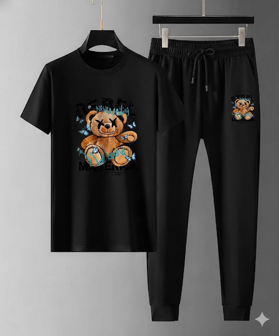 Trendy Mash T-Shirt Trouser Combo
