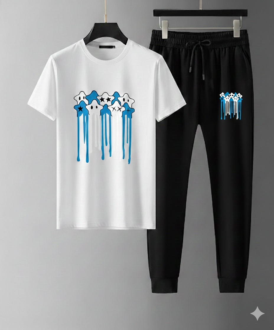 Trendy Mash T-Shirt Trouser Combo
