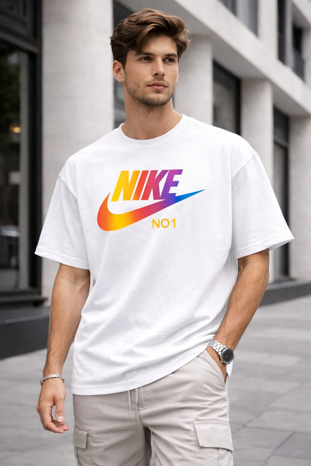 Stylish Drop Shoulder T-Shirt