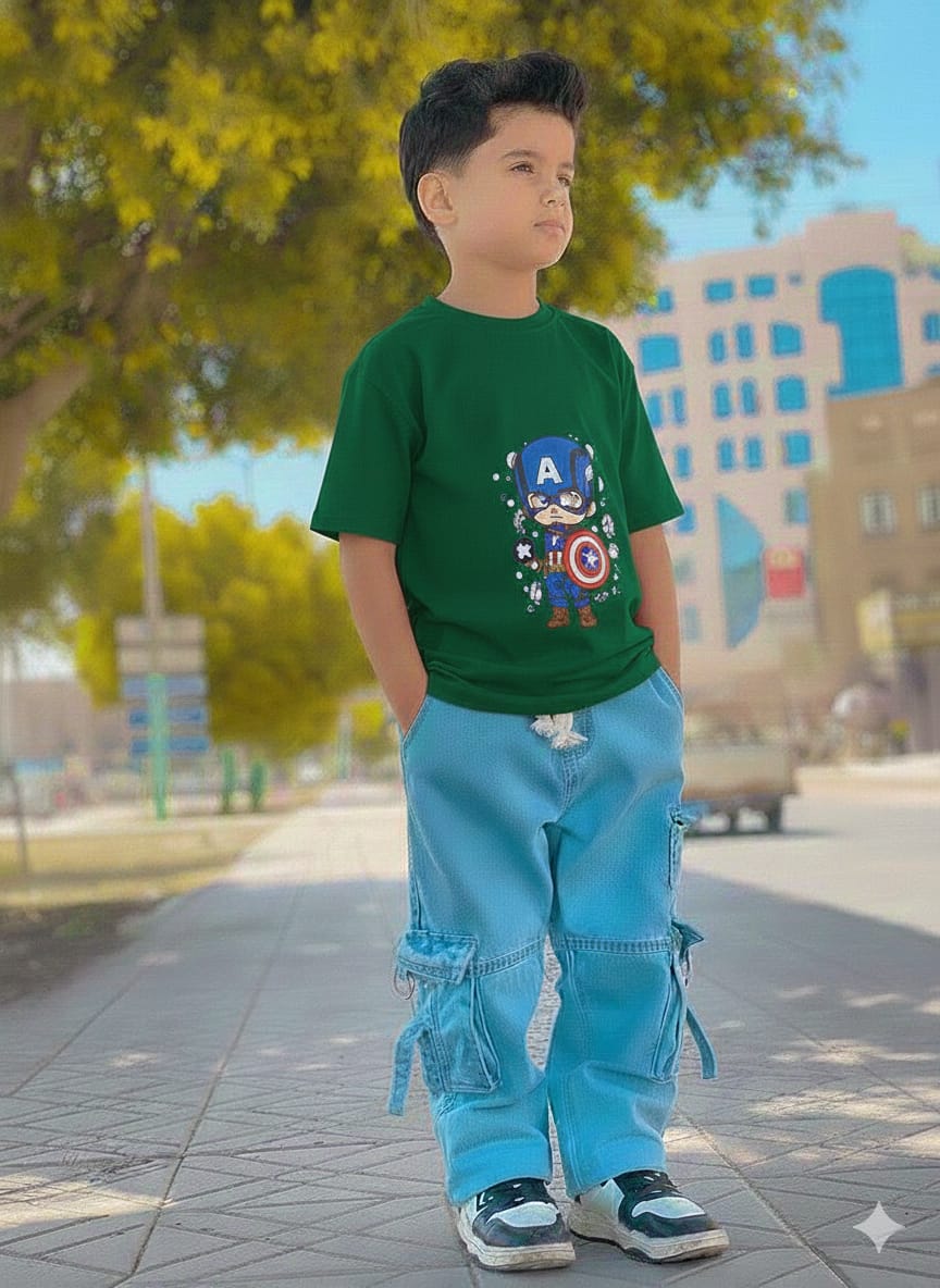 Boys Denim Pant and T-Shirt set