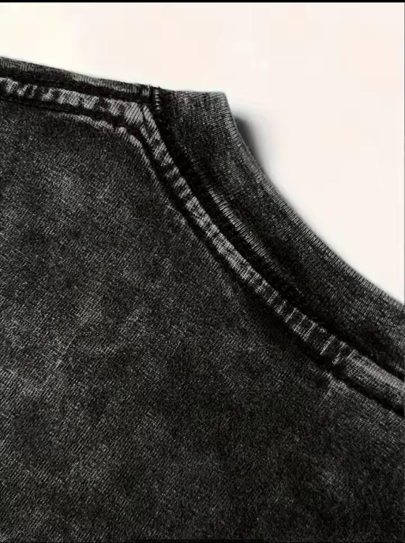 Premium Acid Wash Drop Shoulder T-Shirt