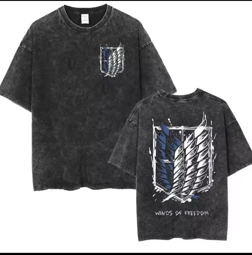Premium Acid Wash Drop Shoulder TShirt