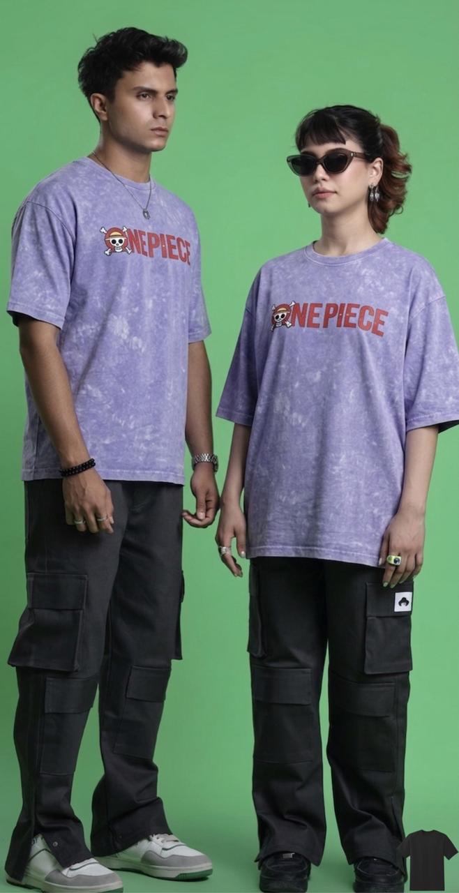 ACID WASH DROP SHOULDER T-SHIRT
