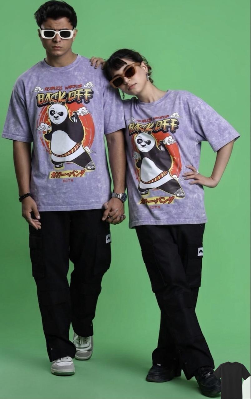 ACID WASH DROP SHOULDER T-SHIRT