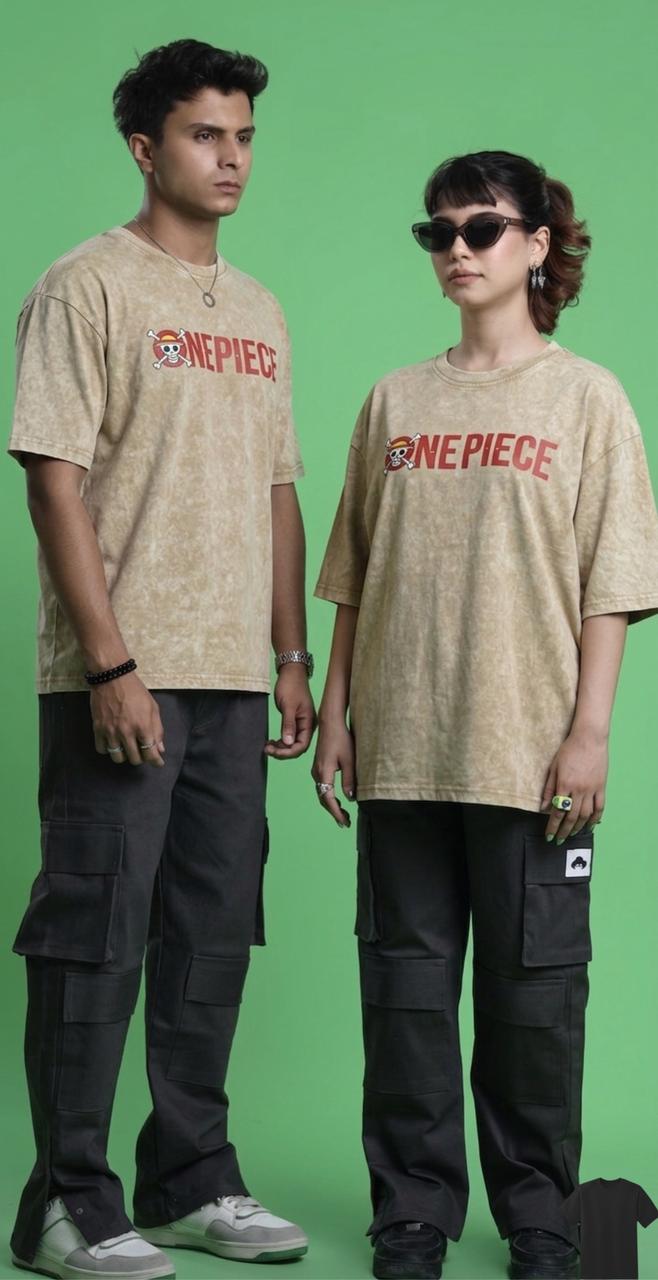 ACID WASH DROP SHOULDER T-SHIRT