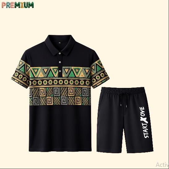 Polo Shirt and Half Pant Combo