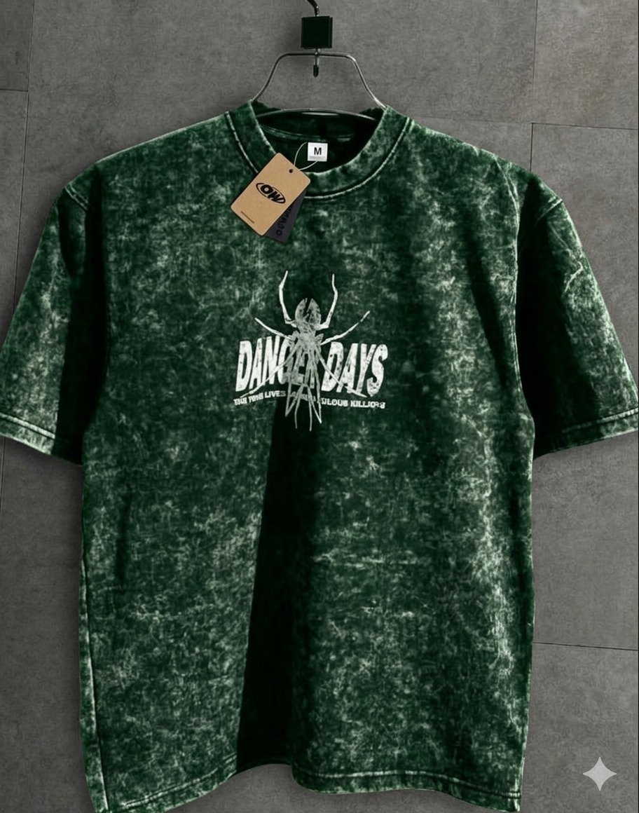 Premium Acid Wash Drop Shoulder TShirt