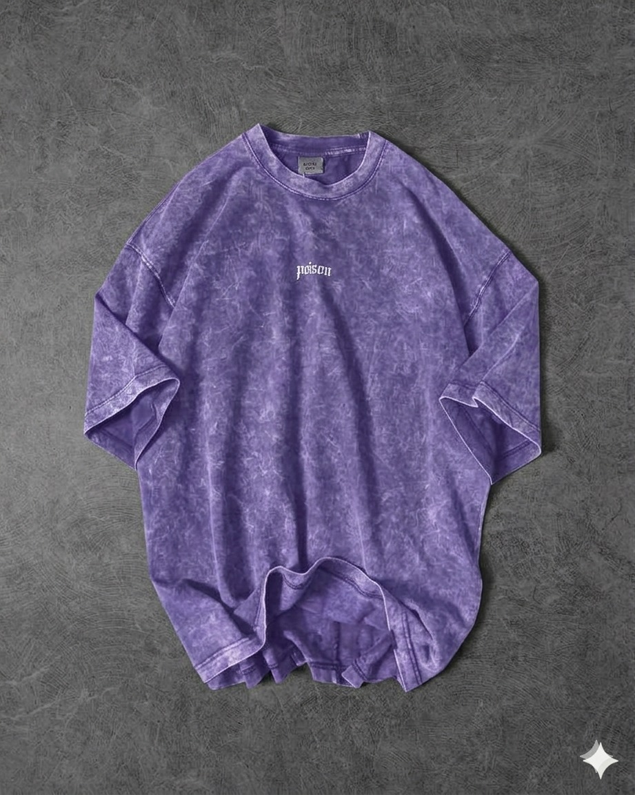Premium Acid Wash Drop Shoulder TShirt