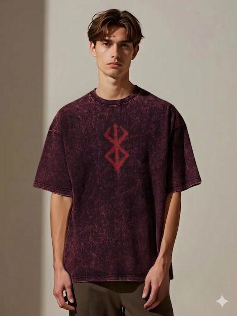 Premium Acid Wash Drop Shoulder TShirt