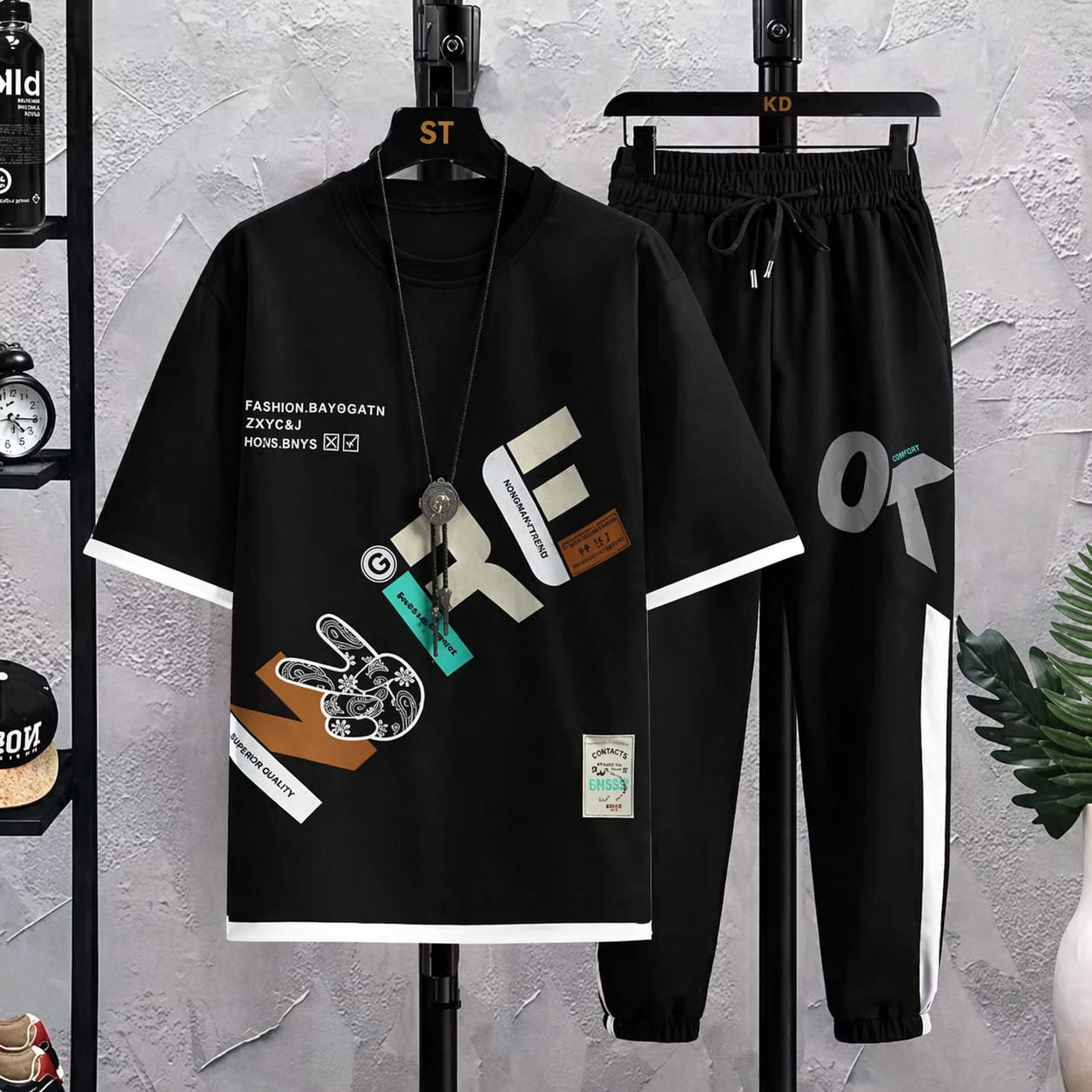 T-Shirt and Trouser Set