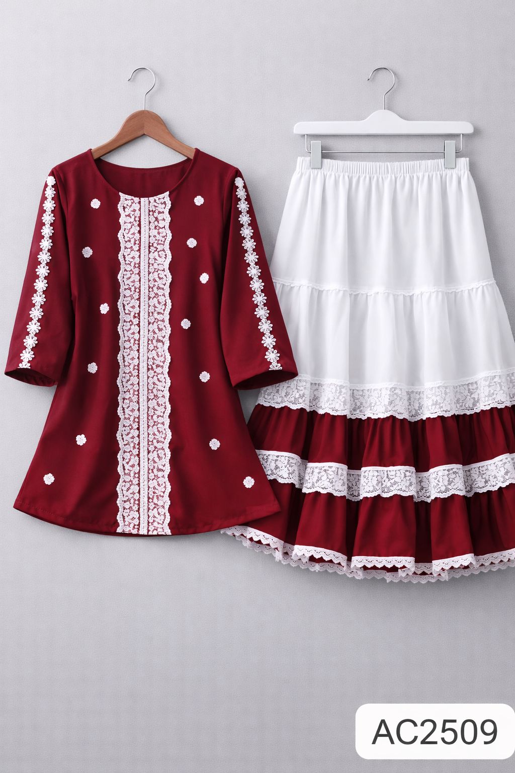 Trendy Ladies Tops and Skirt Set