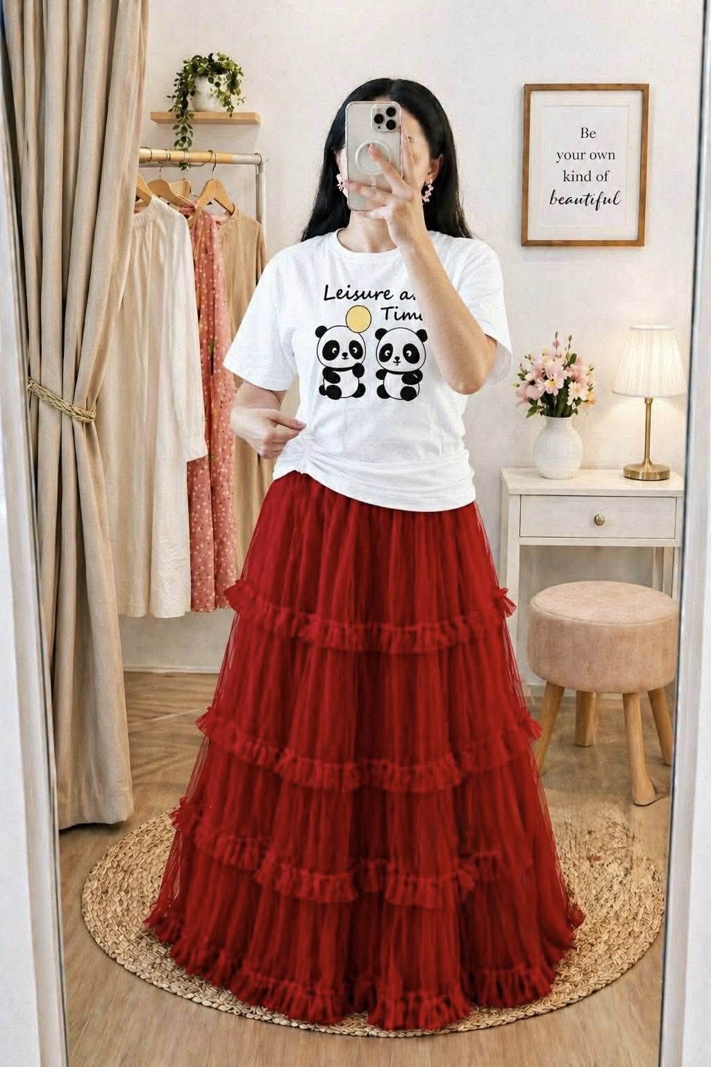Tshirt and Skirt Set