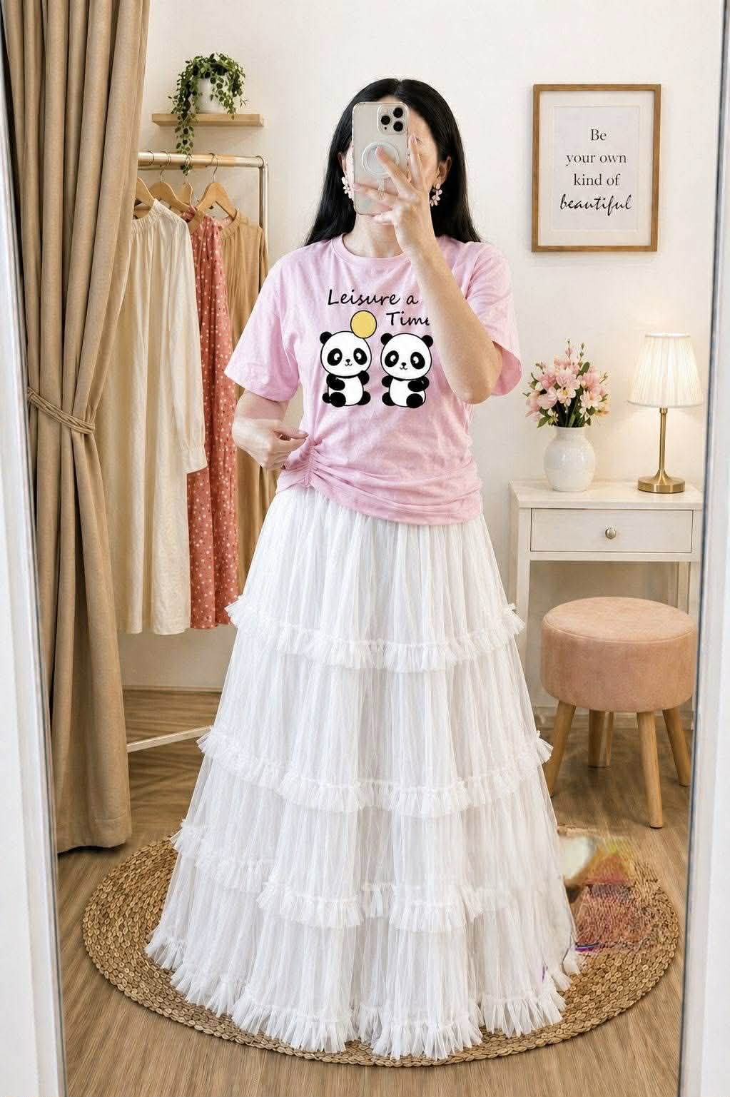 Tshirt and Skirt Set