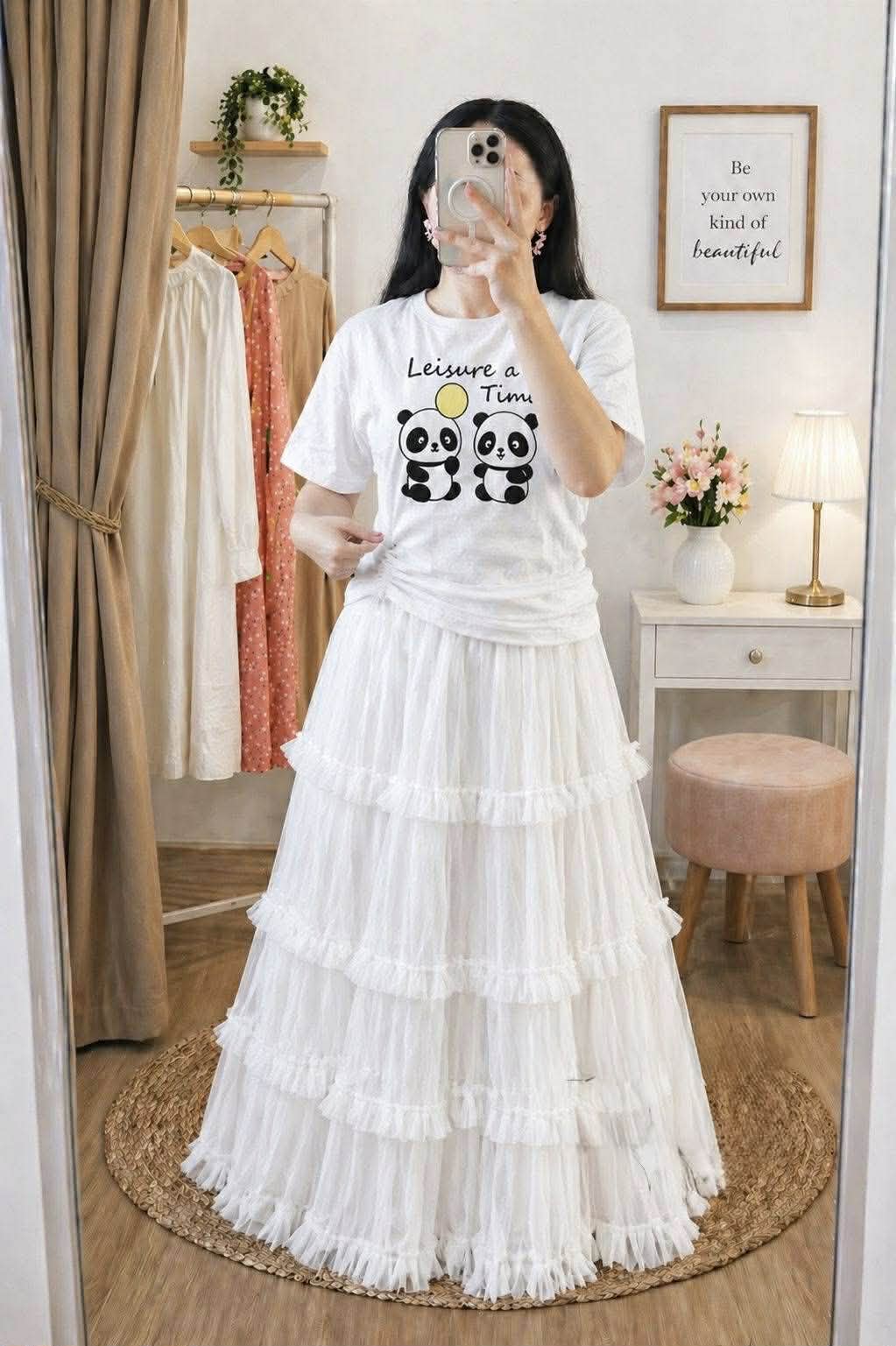 Tshirt and Skirt Set