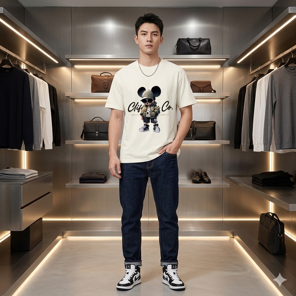 Stylish Drop Shoulder T-Shirt