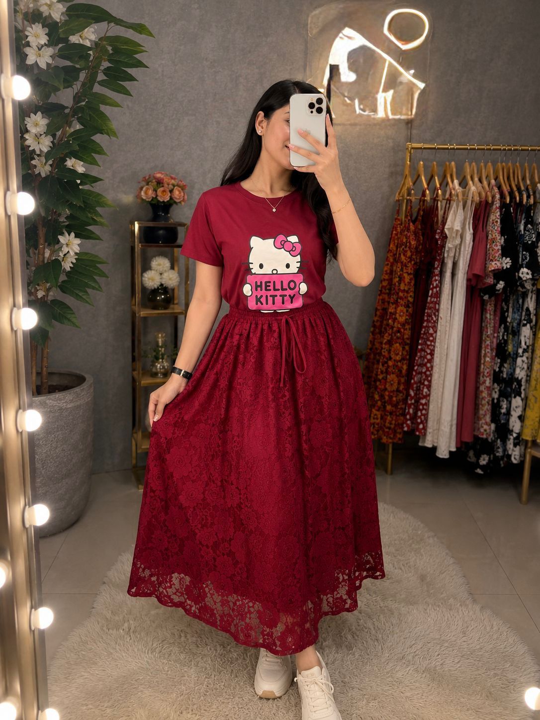 TShirt and Skirt Set