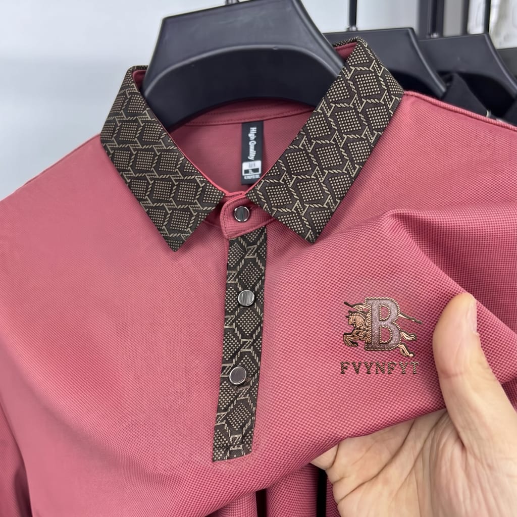 Premium Polo Shirt with China Sticker