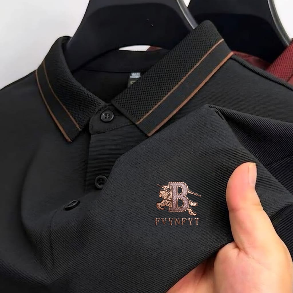 Premium Polo Shirt with China Sticker