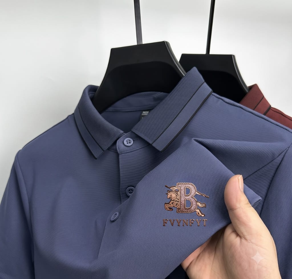 Premium Polo Shirt with China Sticker