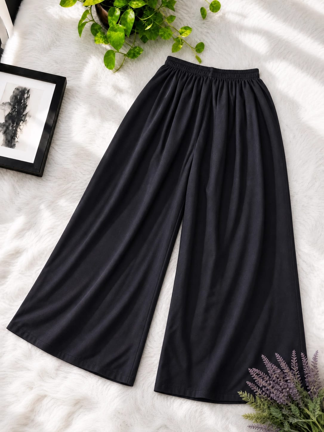 Solid Color Linen Plazoo