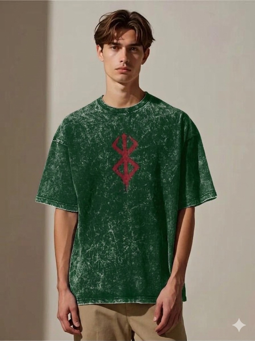 Premium Acid Wash Drop Shoulder TShirt