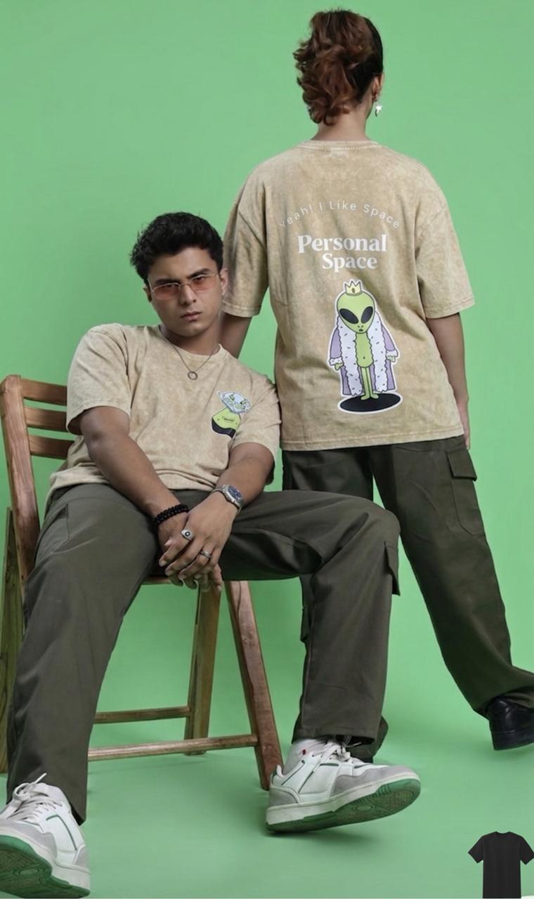 ACID WASH DROP SHOULDER T-SHIRT 2026